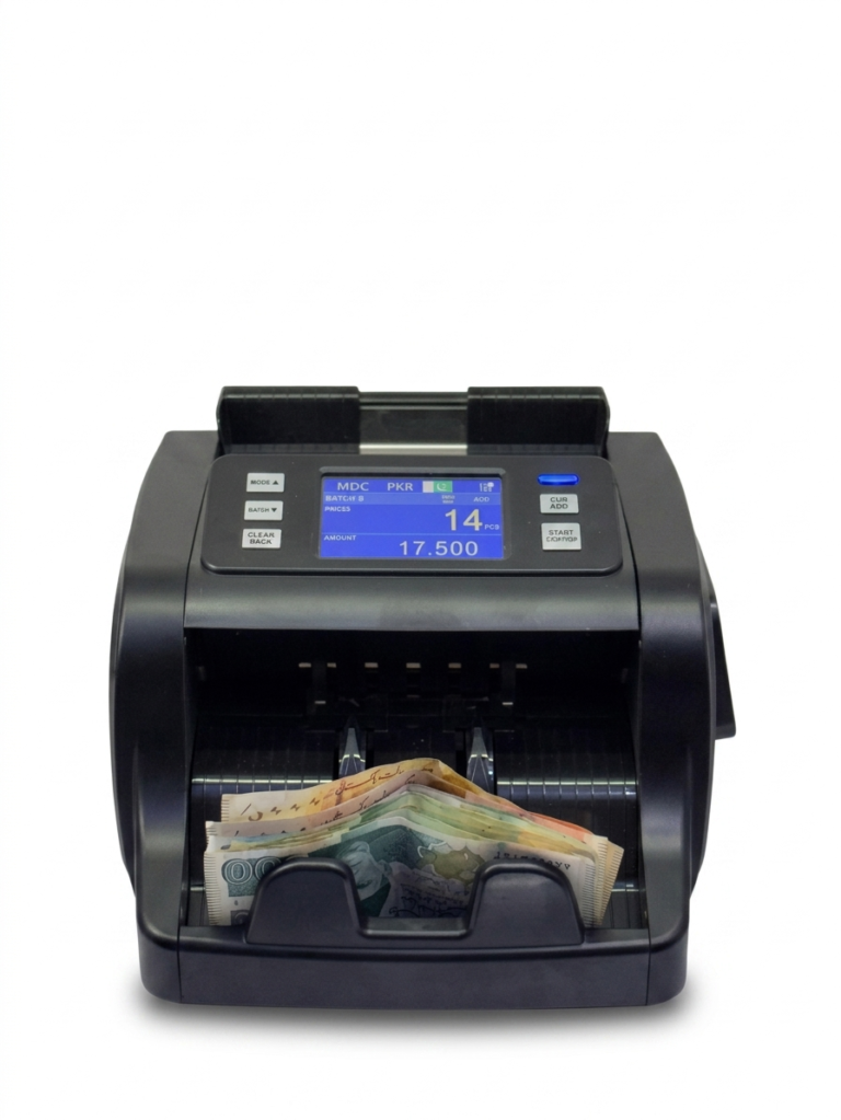 YT-P82 Mix Value CIS Cash Counting Machine with denomination recognition, value counting, counterfeit detection, and high-speed cash processing.