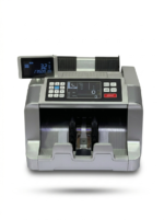 Front view of YTech-268T battery operated cash counting machine with display panel