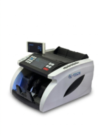 YTech-5300V mix value battery operated cash counting machine counting Pakistani currency notes.